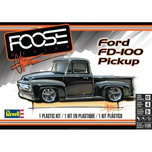 R14426 - 1/25 FOOSE FORD FD-100 PICKUP (PLASTIC KIT)