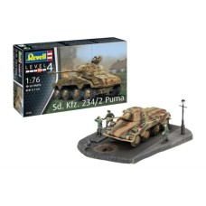 R63288 - 1/76 MODEL SET SD.KFZ. 234/2 PUMA (PLASTIC KIT)