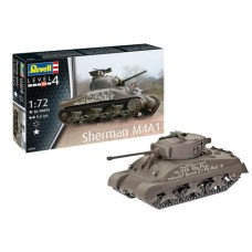 R63290 - 1/72 MODEL SET SHERMAN M4A1 (PLASTIC KIT)