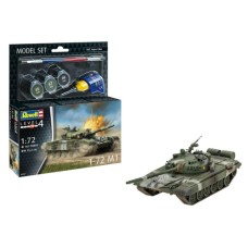 R63357 - 1/72 MODEL SET T-72 M1 (PLASTIC KIT)