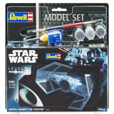 R63602 - 1/121 STAR WARS DARTH VADER'S TIE FIGHTER MODEL SET (PLASTIC KIT)