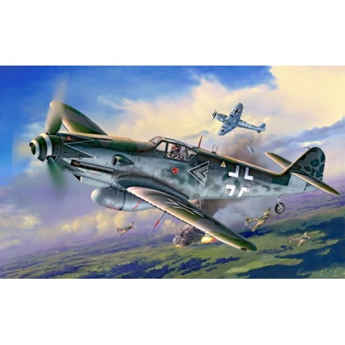 R63752 - 1/32 MODEL SET MESSERSCHMITT BF109G-10 ERLA (PLASTIC KIT)