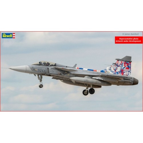 R63776 - 1/72 MODEL SET SAAB JAS-39C GRIPEN (PLASTIC KIT)