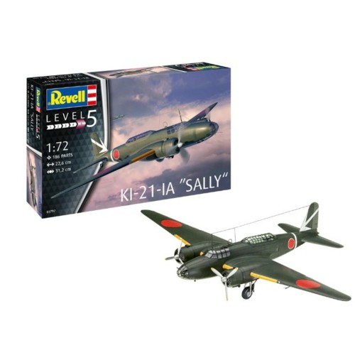 R63797 - 1/72 MODEL SET KI-21-LA SALLY (PLASTIC KIT)
