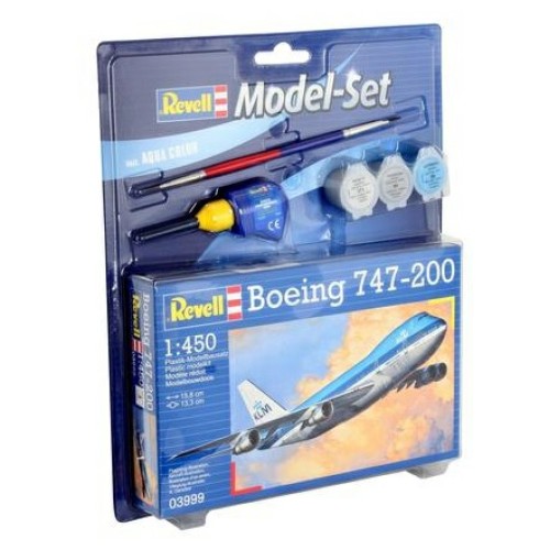 R63999 - 1/450 MODEL SET BOEING 747-200 (PLASTIC KIT)