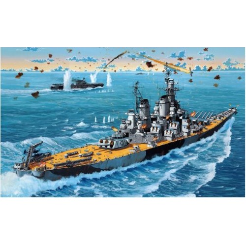 R65183 - 1/1200 MODEL SET BATTLESHIP USS NEW JERSEY (PLASTIC KIT)