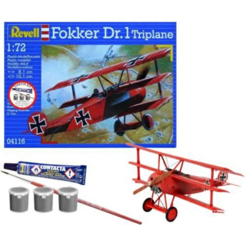 R74116 - 1/72 FOKKER DR.1 TRIPLANE (STARTER KIT)
