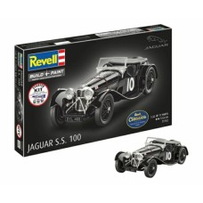 R77752 - 1/32 STARTER KIT JAGUAR S.S. 100 (REVELL CLASSICS) (PLASTIC KIT)