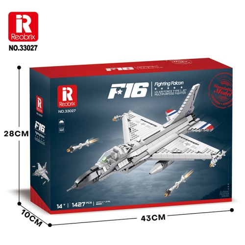 REO33027 - 49 CM GENERAL DYNAMICS F-16 (1 427PCS)