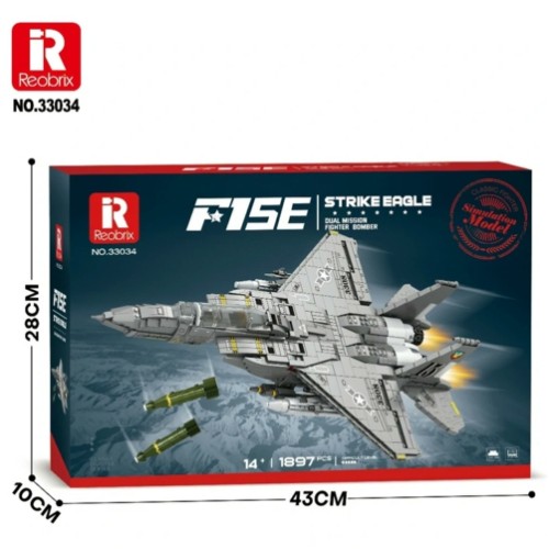 REO33034 - 55.5 CM MCDONNELL DOUGLAS F-15E (2 216PCS)
