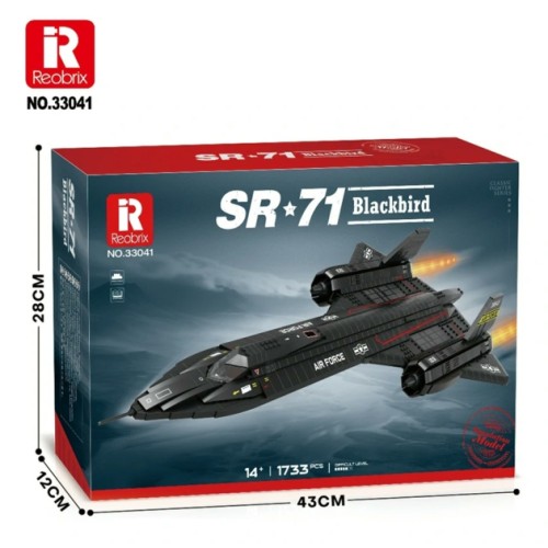 REO33041 - 83 CM LOCKHEED SR-71 BLACKBIRD (1 733PCS)