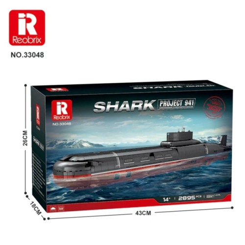 REO33048 - 1/250 TYPHOON-CLASS NUCLEAR SUBMARINE PROJECT 941 AKULA (2 895PCS)