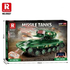 REO55027 - 33.5 CM MISSILE TANK REMOTE CONTROL (1 488PCS)