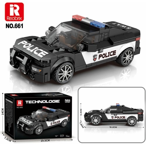 REO662 - 1/24 DODGE CHALLENGER POLICE CAR (372PCS)
