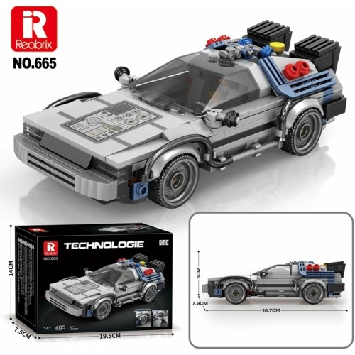 REO665 - 1/24 DELOREAN DMC BACK TO THE FUTURE (405PCS)