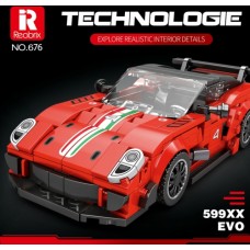 REO676 - 1/24 TEAM RED SPORTS CAR 599 XX (413PCS)