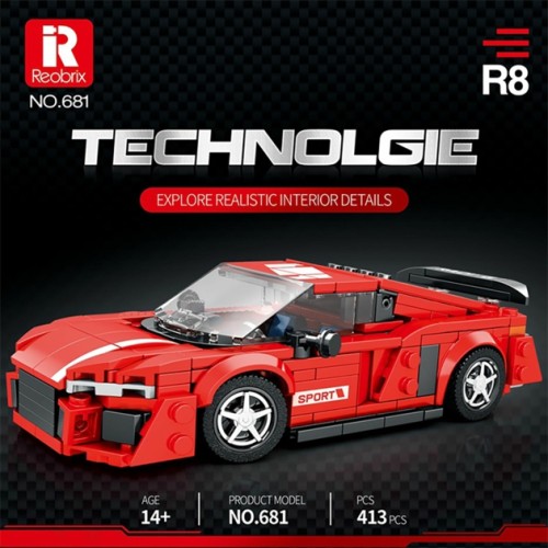 REO681 - 1/24 AUDI R8 (413PCS)