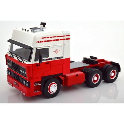 RK180093 - 1/18 DAF 3600 SPACE CAB 1986 RED/WHITE LIMITED EDITION 350PCS
