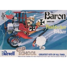RVM1735 - THE RED BARON AND HIS FUNFDECKER FOKKER (PLASTIC KIT)