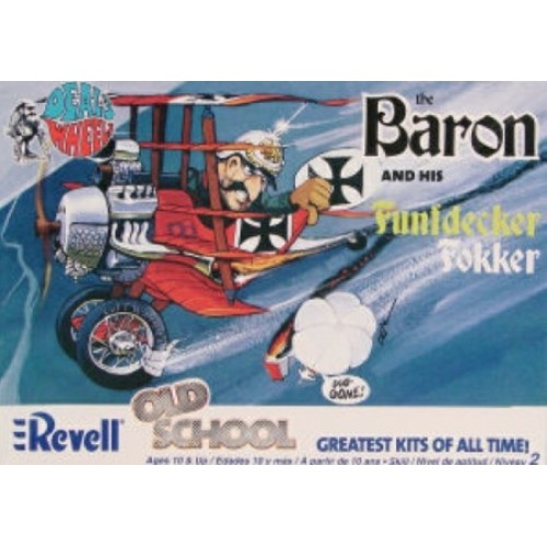 RVM1735 - THE RED BARON AND HIS FUNFDECKER FOKKER (PLASTIC KIT)