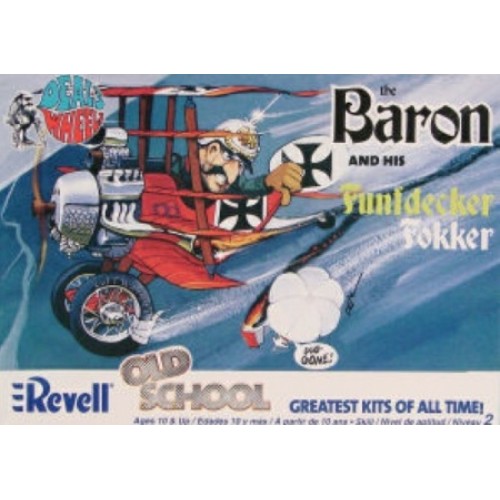 RVM1735 - THE RED BARON AND HIS FUNFDECKER FOKKER (PLASTIC KIT)