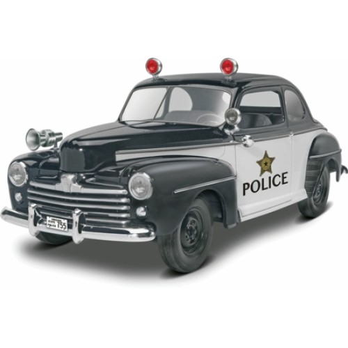 RVM4318 - 1/25 1948 FORD POLICE COUPE 2N1 (PLASTIC KIT)