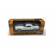 SC65GT350W - 1/43 1965 SHELBY MUSTANG GT350 WHITE AND BLUE STRIPS