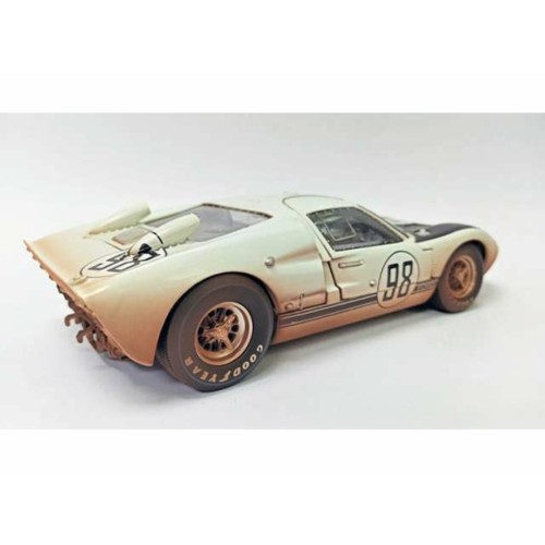SHELBY415R - 1/18 FORD GT40 MKII 1966 DAYTONA 24HRS 1ST PLACE NO.98 K.MILES/LLOYD RUBY POST-RACE DIRTY VERSION