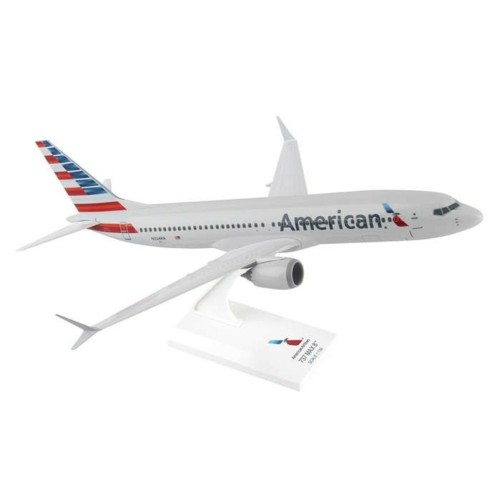 SKR962 - 1/130 AMERICAN AIRLINES 737-MAX8 W/WIFI DOME