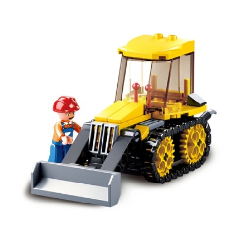 SLM38-B0377D - TOWN CONSTRUCTION SMALL STREET ROLLER 132PCS