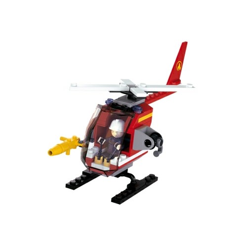 SLM38-B0622D - FIRE SMALL FIRE HELICOPTER 77PCS