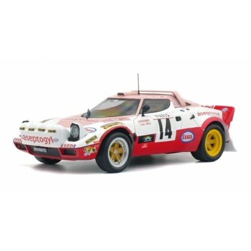 SOL1800805 - 1/18 LANCIA STRATOS GR.4 - NO.14 1977 MONTE CARLO RALLY