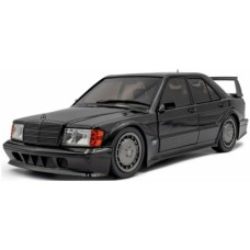 SOL1801012 - 1/18 MERCEDES BENZ 190 (W201) EVO II - SOLIDO WORKS BLACK 1990