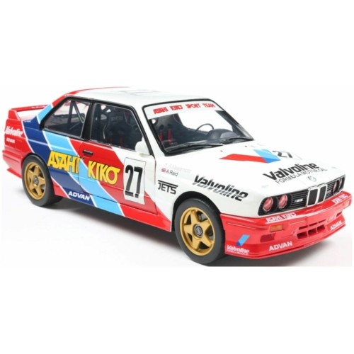 SOL1801529 - 1/18 BMW M3 WHITE NO.27 KAWAMOTO/REID JTCC 1986
