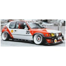 SOL1801719 - 1/18 PEUGEOT 205 GTI BLACK FISH M TRIBUTE 1990