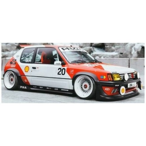 SOL1801719 - 1/18 PEUGEOT 205 GTI BLACK FISH M TRIBUTE 1990