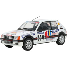 SOL1801721 - 1/18 PEUGEOT 205 GTI GR.N WHITE NO.144 F. DELECOUR RALLYE DU VAR 1987