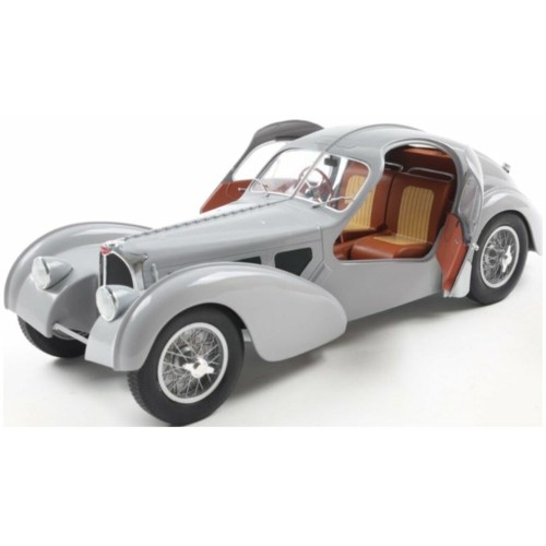 SOL1802106 - 1/18 BUGATTI ATLANTIC TYPE 57 SC MATTE SILVER 1937