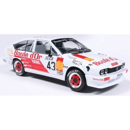 SOL1802308 - 1/18 ALFA ROMEO GTV6 WHITE NO.43 B.DE DRYER F-X.BOUCHER/L.BOUCHER 24H DE SPA 1985