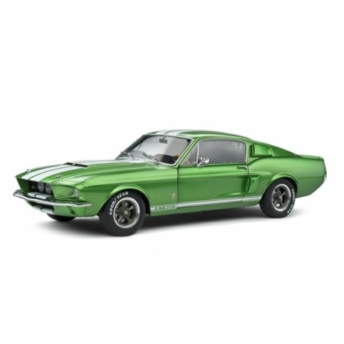 SOL1802907 - 1/18 1967 SHELBY MUSTANG GT500 - LIME GREEN WITH WHITE STRIPES