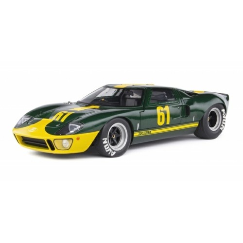 SOL1803004 - 1/18 1968 FORD GT40 MK1 - GREEN RACING CUSTOM