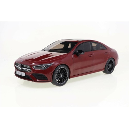 SOL1803104 - 1/18 2019 MERCEDES CLA C118 COUPE AMG LINE - PATAGONIA RED