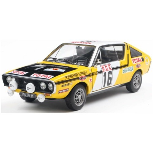 SOL1803709 - 1/18 RENAULT 17 PH.1 YELLOW NO.23 PRIVE/TILBERT RALLYE DU MAROC 1976