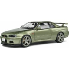 SOL1804308 - 1/18 NISSAN GT-R (R34) GREEN 1999