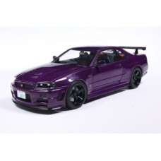 SOL1804311 - 1/18 NISSAN SKYLINE (R34) GT-R Z TUNE MIDNIGHT PURPLE 1999