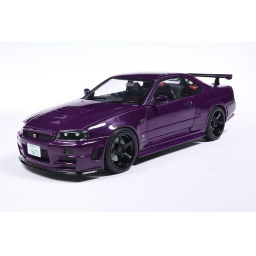 SOL1804311 - 1/18 NISSAN SKYLINE (R34) GT-R Z TUNE MIDNIGHT PURPLE 1999