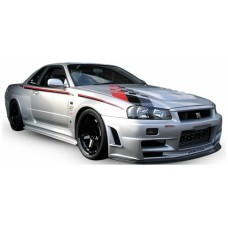 SOL1804312 - 1/18 NISSAN SKYLINE (R34) GT-R Z TUNE SILVER 1999