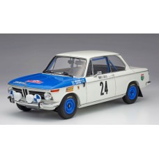 SOL1808603 - 1/18 BMW 2002 TII WHITE NO.24 T.MAKINEN/P.EASTER RALLYE MONTE CARLO 1969