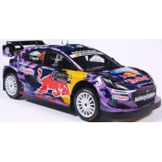 SOL1809509 - 1/18 FORD PUMA RALLY1 HYBRID PURPLE NO.55 MCERLEAN/TREACY RALLYE MONTE CARLO 2025