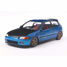 SOL1810406 - 1/18 HONDA CIVIC (EG6) SOLIDO WORKS COBALT BLUE PEARL 1991